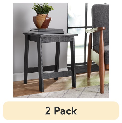 Wooden side end tables - wooden,