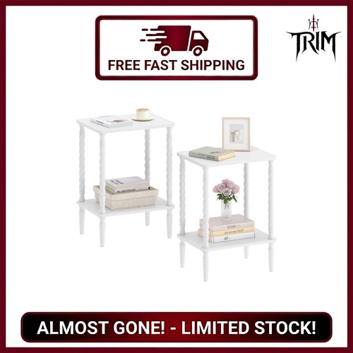 Set white farmhouse end - set,
